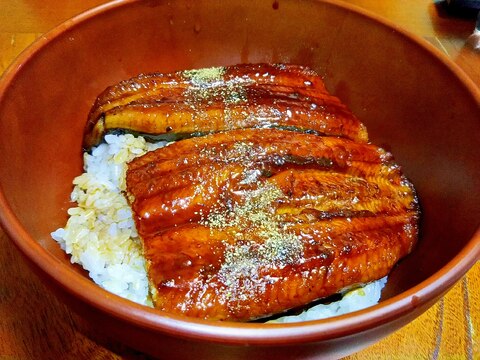 オーブントースターdeふっくら☆鰻丼